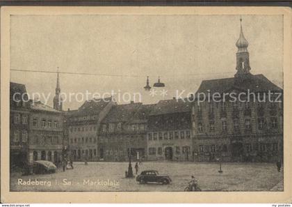 Radeberg Sachsen Marktplatz