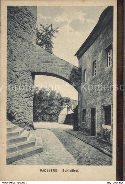 Radeberg Sachsen Schlosshof