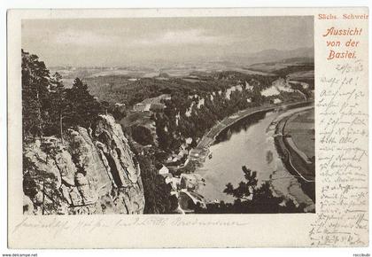 Sächs. Schweiz, Aussicht von der Bastei