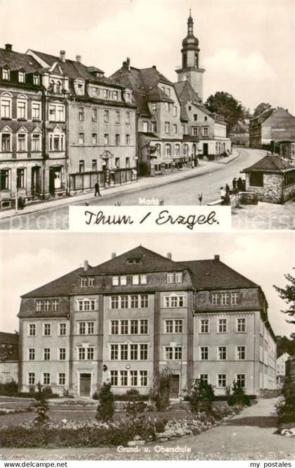 Thum Erzgebirge Markt Grund und Oberschule
