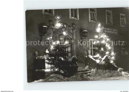 Thum Erzgebirge Rathaus Weihnachtszeit