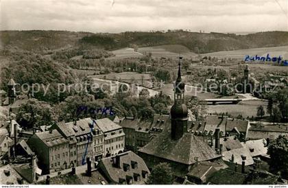 Waldenburg Sachsen Blick vom Kirchturm
