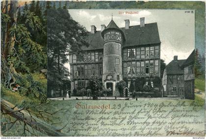 Salzwedel - Die Probstei - Litho