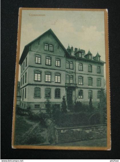 Sasbach b. Achern , 1927 , Gymnasium , alte Ansichtskarte , AK , CPA !!
