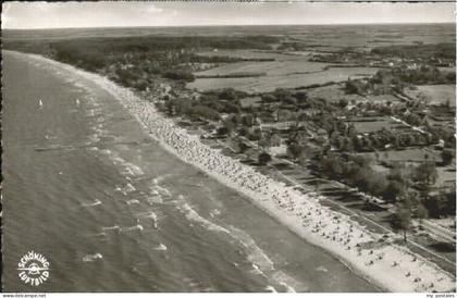 Scharbeutz Ostseebad Scharbeutz Fliegeraufnahme  x 1957