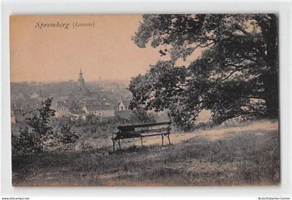 39116026 - Spremberg (Lausitz). Blick auf die Stadt ungelaufen  Leicht fleckig, sonst gut erhalten