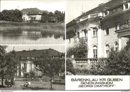 Baerenklau Niederlausitz Genesungsheim Georgi Dimitroff