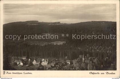 Schierke Harz Brocken Aus deutschen Landen Blick von der Mauseklippe