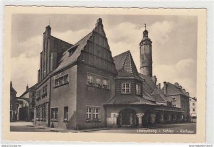 39071909 - Loewenberg / Lwówek Slaski in Schlesien. Rathaus ungelaufen  Top Erhaltung.