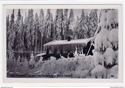 39073048 - Bad Flinsberg / Swieradów-Zdrój, Kreis Loewenberg / Lwówek Slaski mit Waldbaude im Winter ungelaufen  Gute E
