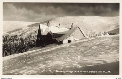 AK Riesengebirge Alte Schlesien Baude Schlesien 1944 ungelaufen Postkarte