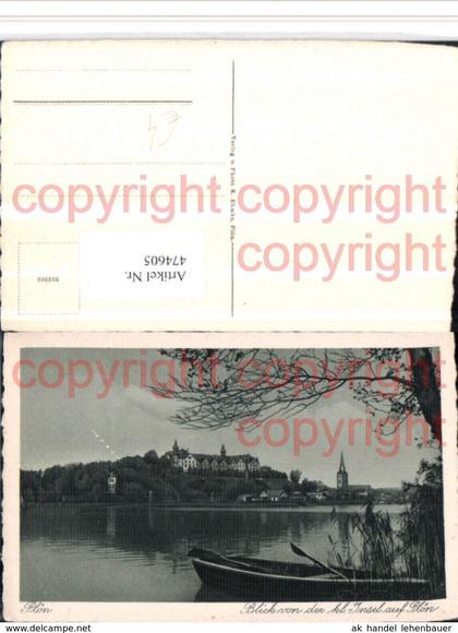 474605,Plön Blick von d. Kleinen Insel auf Plön