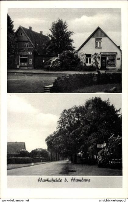 CPA Harksheide Norderstedt Schleswig Holstein, Geschäfte, Straßenansichten