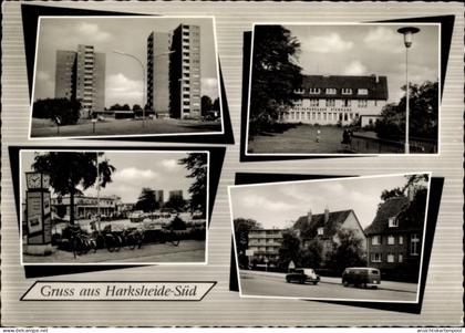 CPA Harksheide Norderstedt Schleswig Holstein, Hochhäuser, Sparkasse, Wohnsiedlung