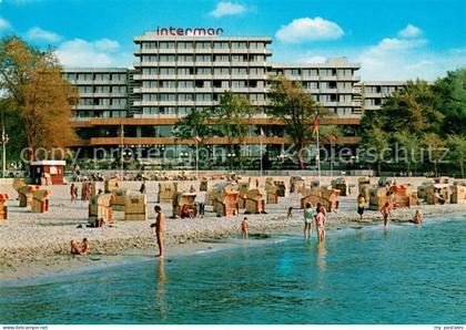 Gluecksburg Ostseebad Strand u. Intermar-Hotel Gluecksburg