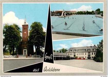 Quickborn  Pinneberg Heide Kirche Freibad Gebaeude