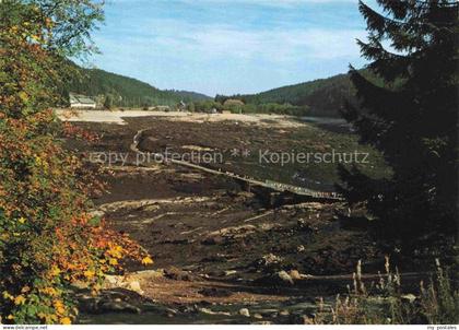 Schluchsee 1983 wurde das Wasser des Schluchsee Wasserkraftwerks abgelassen
