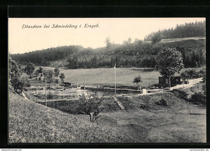 AK Dönschten bei Schmiedeberg /Erzgeb., Bad aus der Vogelschau