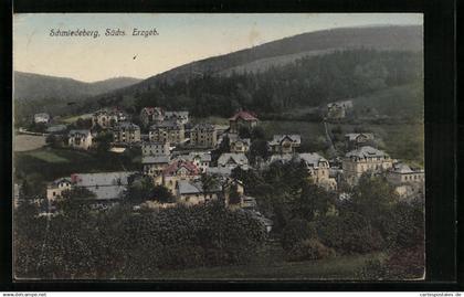 AK Schmiedeberg / Erzgeb., Panorama