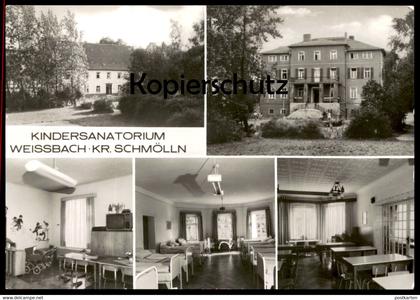 ÄLTERE POSTKARTE KINDERSANATORIUM WEISSBACH KREIS SCHMÖLLN Sanatorium Bild und Heimat Ansichtskarte AK postcard cpa