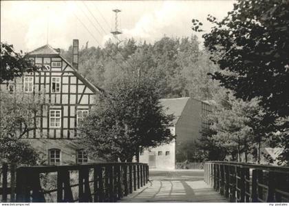 Schmoelln Thueringen Blick zum Aussichtsturm