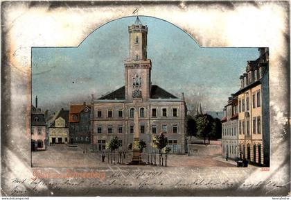 Gruss aus Schneeberg - Litho