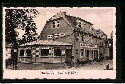 AK Schöna /Sächs., Schweiz, Lindencafe