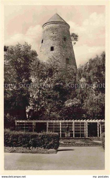 Schoenebeck Elbe Alter Soleturm im Rosengarten
