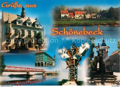 Schoenebeck Elbe Bruecke Brunnen