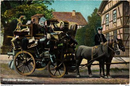 CPA Schwalmer Brautwagen GERMANY (932107)