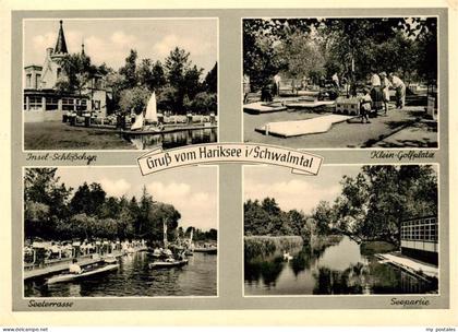 Hariksee Schwalmtal Strandbad Restauration Bootsbetrieb Insel Schloesschen Klein