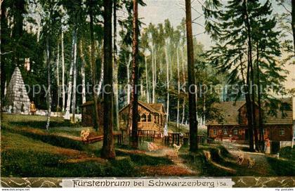 Fuerstenbrunn Schwarzenberg An diesem Ort wurde Prinz Albrecht am 6ten Juli 1455