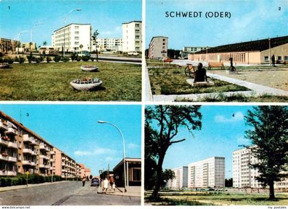 Schwedt Oder Brandenburg Plattenbau Berliner-Strasse Lindenallee Neubaugebiet Ho