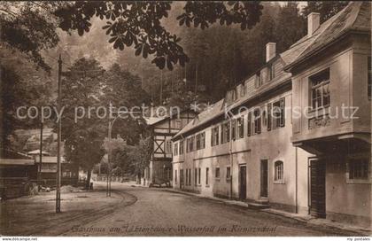 Lichtenhain Sebnitz Gasthaus am Lichtenhainer Wasserfall Kirnitzschtal