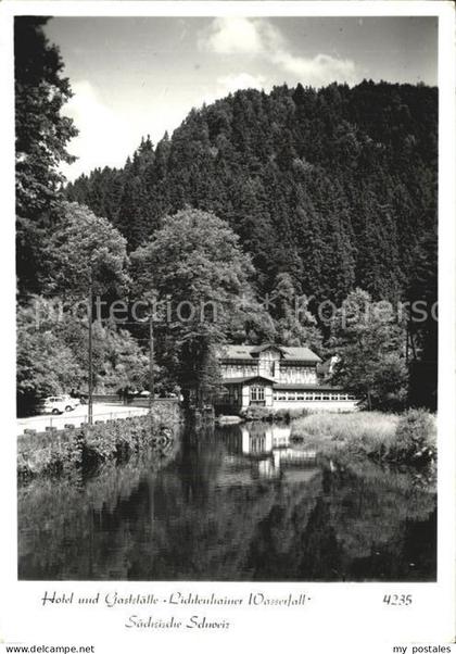 Lichtenhain Sebnitz Hotel Gaststaette Lichtenhainer Wasserfall