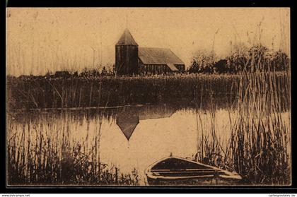 AK Prerow, Ruderboot, Kirche