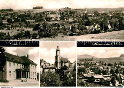 Seifhennersdorf Gesamtansicht Kirche Filmtheater
