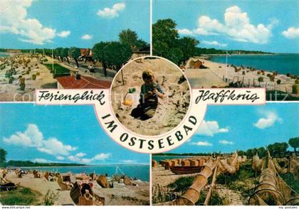 Sierksdorf Ostseebad Strand Promenade Fischernetze