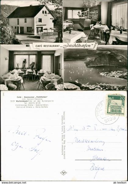 Ansichtskarte Woffelsbach-Simmerath Café - "Restaurant Yachthafen" 1968