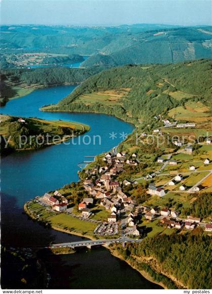 Einruhr Simmerath am Obersee der Rurtalsperre Fliegeraufnahme