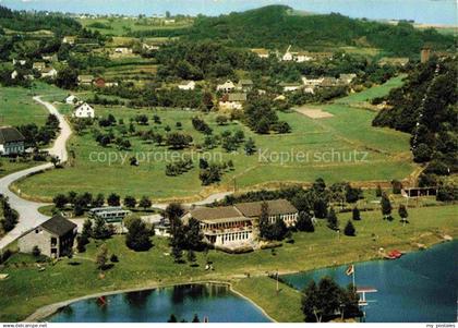 Rurberg Simmerath Teilansicht mit Hotel Restaurant am See Rurtalsperre