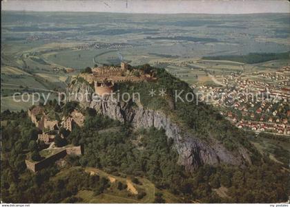 Singen Hohentwiel Burgruine Hohentwiel Fliegeraufnahme