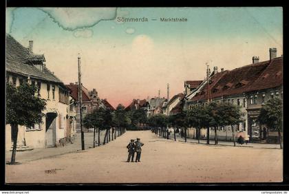 AK Sömmerda, Blick in die Marktstrasse