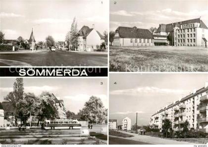Soemmerda Stadtring Salzmannschule Busbahnhof Strasse der Einheit