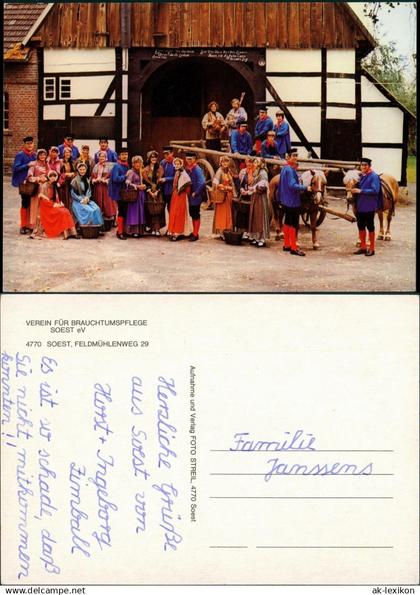 Ansichtskarte Soest Personen, Brauchtum, Tradition & Kleidung 1984