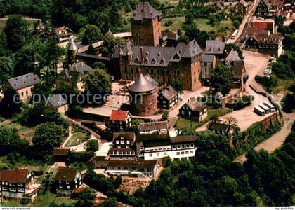 Burg Wupper Schloss Burg Fliegeraufnahme