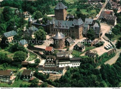Burg Wupper Schloss Burg Fliegeraufnahme