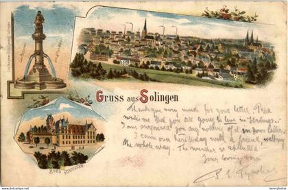 Gruss aus Solingen - Litho