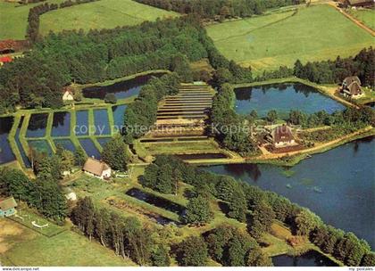 Soltau Soltau-Fallingbostel Niedersachsen Forellenzucht Spiekerhof Fliegeraufnah