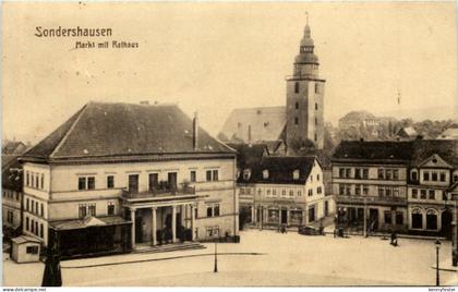 Sondershausen - Markt mit Rathaus